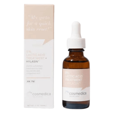 Cosmedica 5% Lactic Acid Treatment + Hylasin 1oz / 30ml