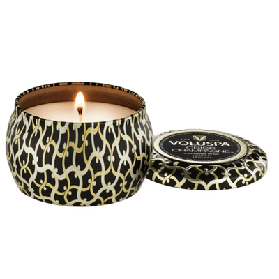 Voluspa Crisp Champagne Mini Tin Candle 4oz / 113ml