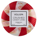 Voluspa Crushed Candy Cane Mini Tin Candle 4oz / 113ml