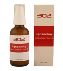 302 Skincare Lightening: Decollete & Hand 1.7oz / 50ml