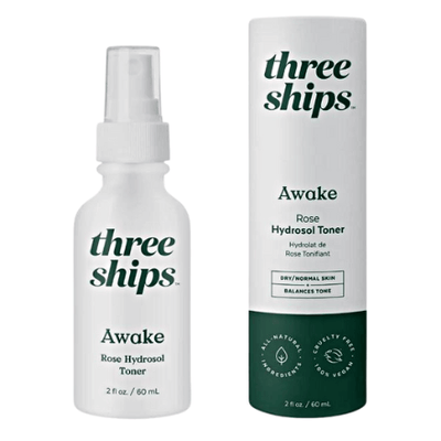 Three Ships Awake Rose Hydrosol Toner 2oz