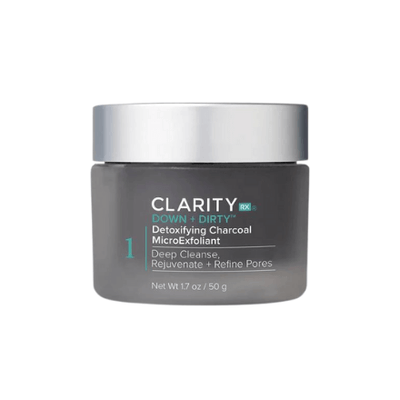 Clarity Rx Down + Dirty Detoxifying Charcoal MicroExfoliant