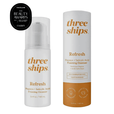 Three Ships Refresh Papaya + Salicylic Acid Cleanser 3.4oz