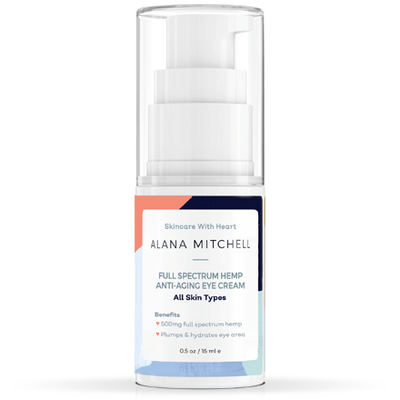 Alana Mitchell Full Spectrum Hemp Anti-Aging Eye Cream .5oz