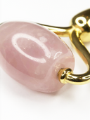 Alana Mitchell Rose Quartz Roller Necklace