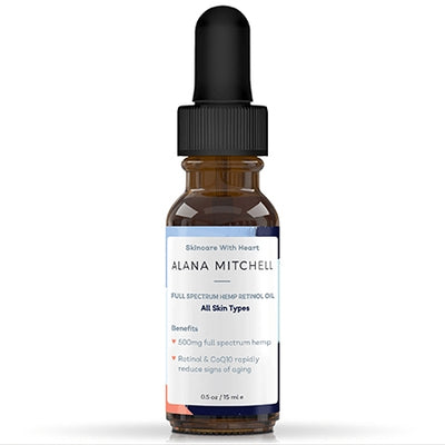  Alana Mitchell Full Spectrum Hemp Retinol Oil 0.5oz (Free GIft)